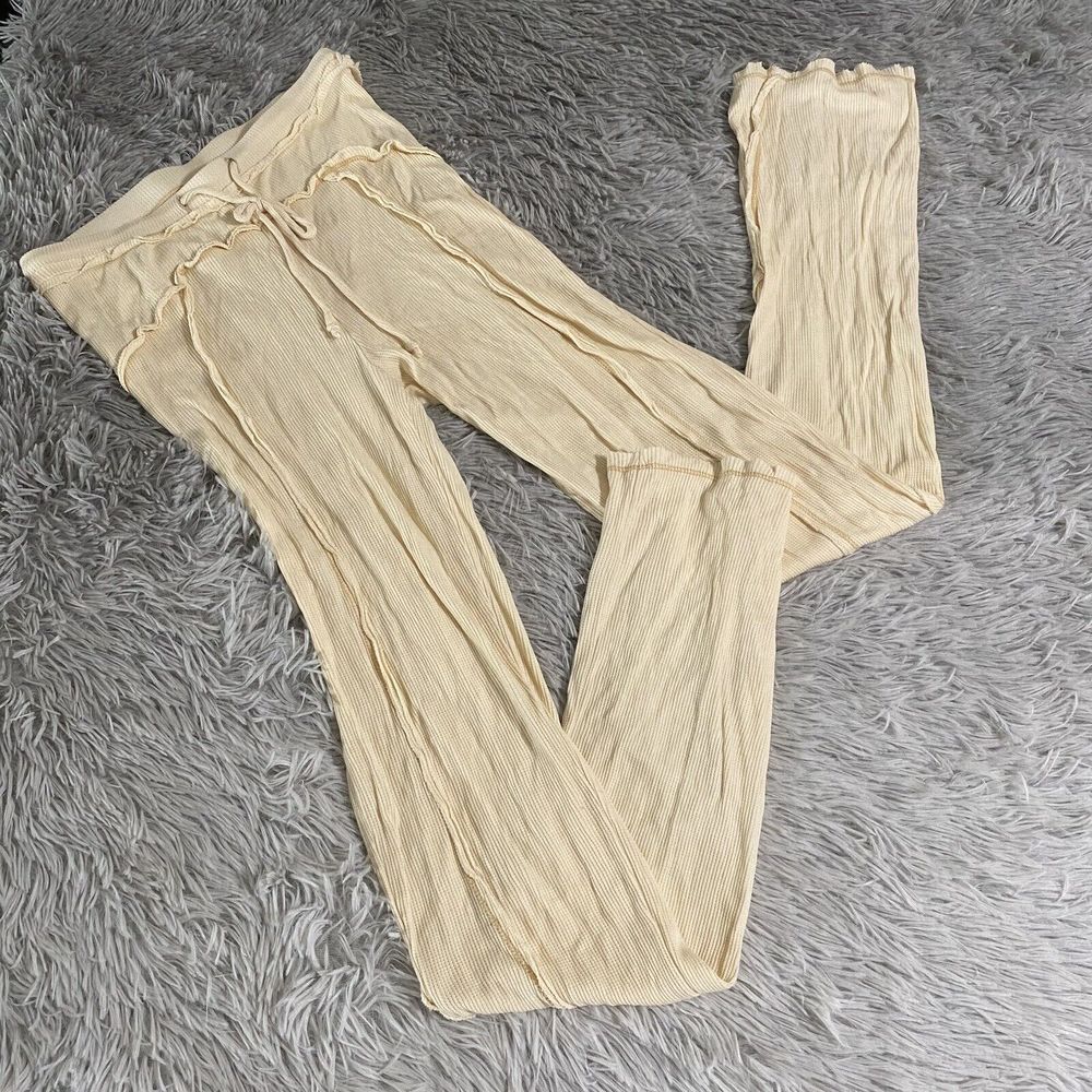 Urban Outfitters Cream Straight Leg Pants